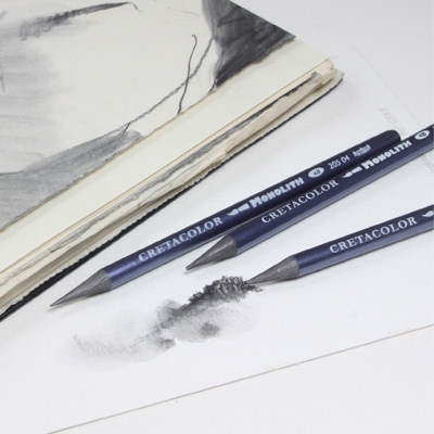 Cretacolor Monolith Water-Soluble Graphite Pencil 4b