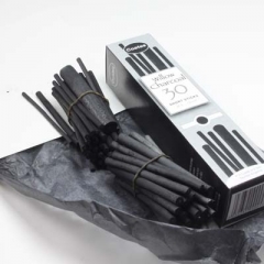 Coate's Willow Charcoal Box Of 30 Assorted Half Sticks