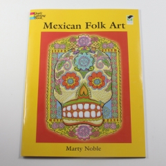 Dover colouring books. Mexican Folk Art Colouring Book