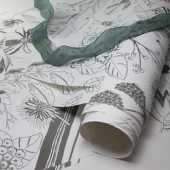 'Flora & Fauna' Wrapping Paper by Edla Griffiths
