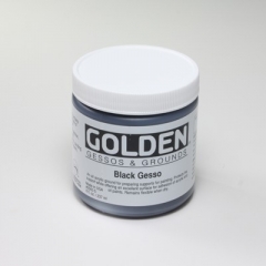 Golden Black Acrylic Gesso Primer