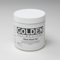 Golden Glass Bead Gel